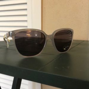 Nicole Miller soft gray sunglasses